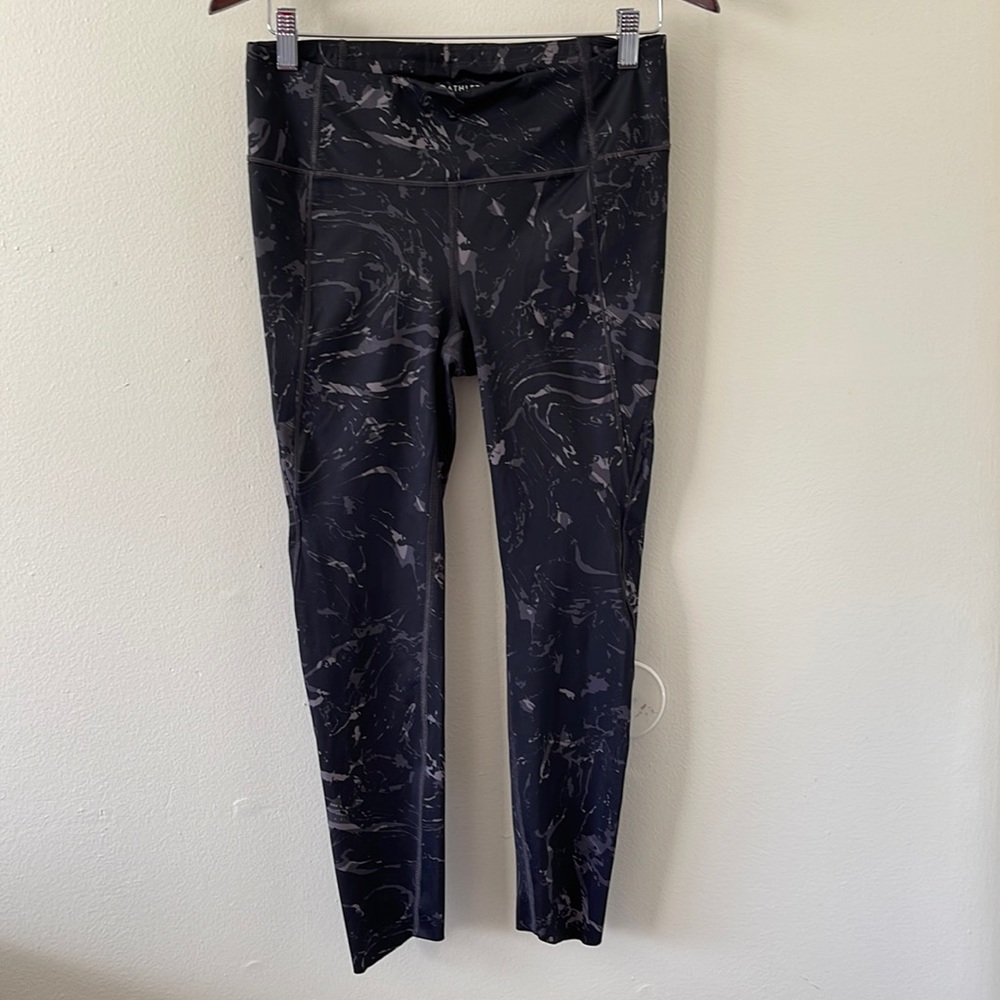 Athleta Marble Velocity 7/8 Tight Legging S